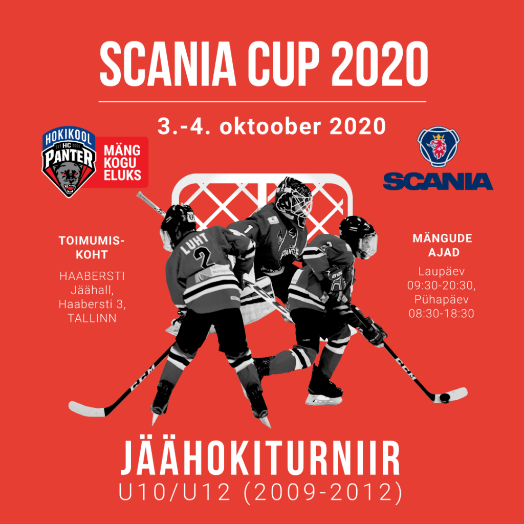 Noorte Jäähokiturniir Scania Cup 2020 U12 ja U10