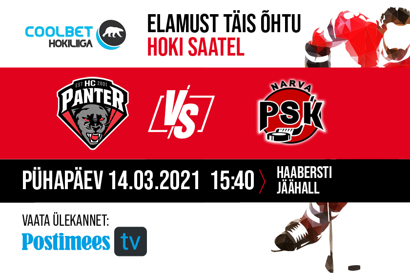 HC Panter vs NARVA PSK – meistriliiga viimane kodumäng sellel hooajal