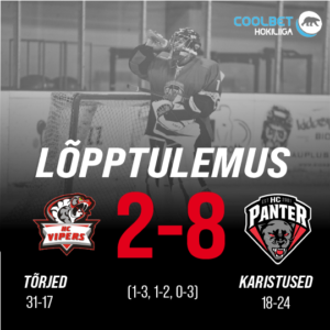 HC Panter võitis HC Vipersit suure väravate ülekaaluga!