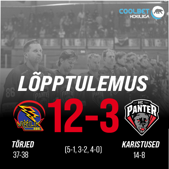 HC Panter pidi tunnistama Tartu Välgu paremust