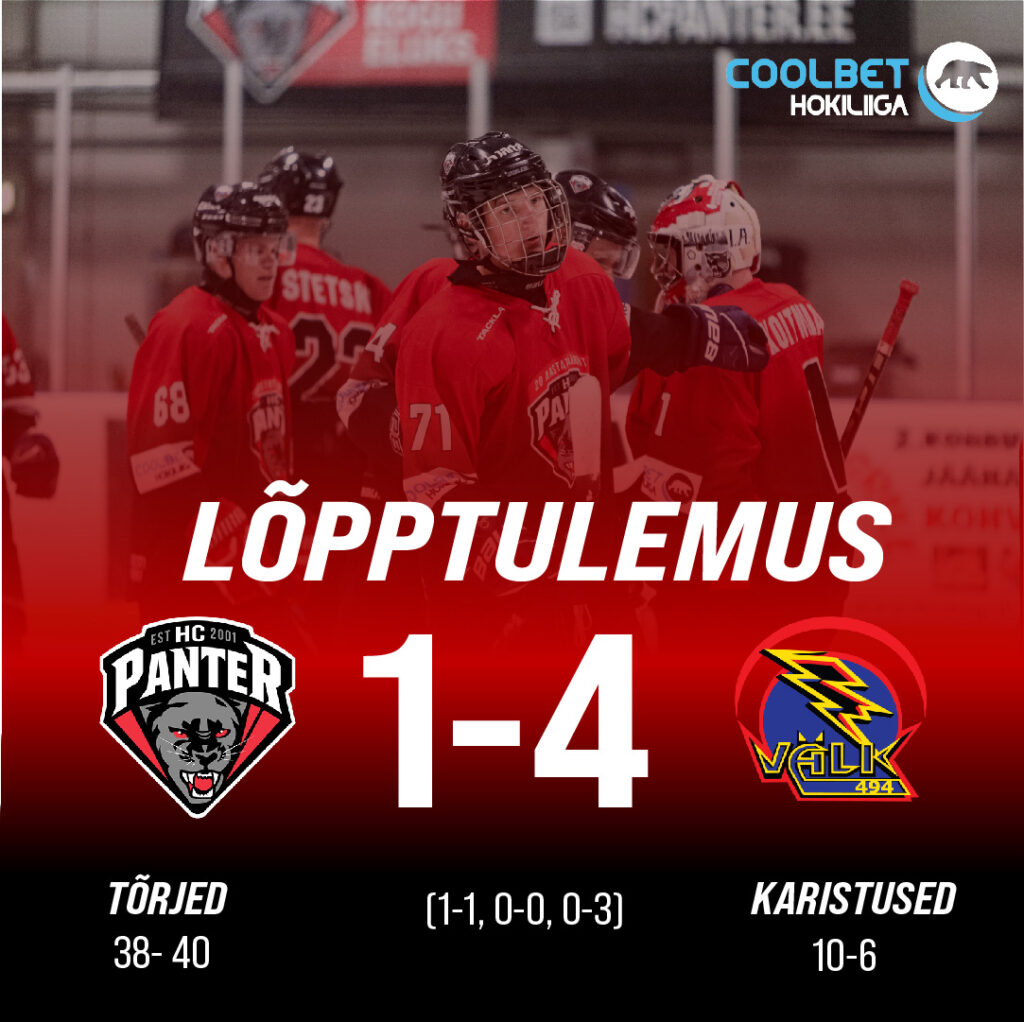 Tänane heitlus Tartu Välgu vastu lõppes HC Pantri jaoks 1-4 kaotusega