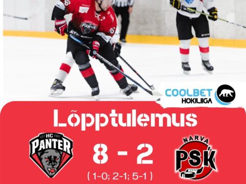 HC Panter alistas Coolbet Hokiliigas teist korda Narva PSK.