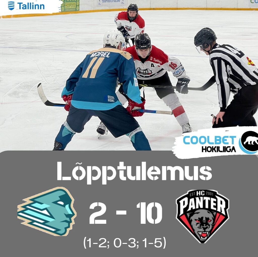 HC Panter tõusis Coolbet hokiliiga liidriks