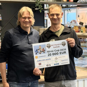 Stroi Cup 2026 kogus HC Panter toetuseks 20 000 eurot